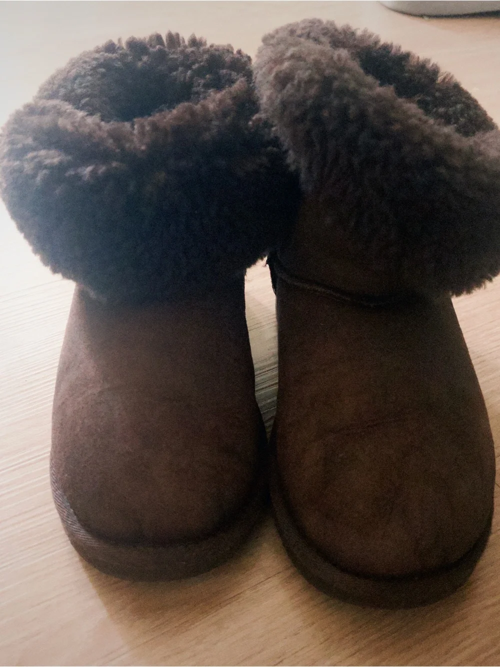 UGG Australia 5991 Bailey Button Chocolate Brown Kids
